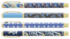 Plumink métal INK "Blue" Corps métal 4 motifs assortis