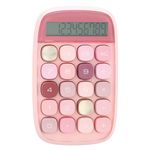 Calculatrice semi bureau SIGN "Pop petite" coloris rose 