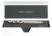 Bille ENZO VARINI "Taormina XL Bugs" motifs libellules coloris gris 