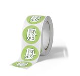 500 étiquettes autocollantes en rouleau - Ø 35 mm