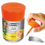 P'tit Pot Pinceau de Gel Pailleté Argent 50 ml