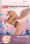 Maquette bois 3D - Licorne