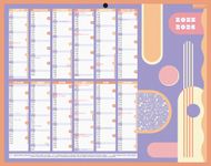 Calendrier année scolaire BOUCHUT "Emploi du Temps Mini" 21 x 26,5 cm PEFC 70 %