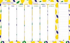 Quo Vadis - Planificateur de menus - Français - Carnets thématiques - Multicolore - Perpétuel - 16,5x26,5 cm - Papier Clairefontaine blanc - Fabrication française