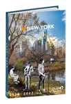 Quo Vadis - Agenda année scolaire  - Eurotextagenda - Journalier - Multilingue - Cities NYC - Multicolore - 12 mois de août à juillet - 12x17 cm