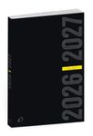 Quo Vadis - Agenda année scolaire - 2026-2027 - Eurotextagenda - Journalier - Multilingue - Welcome - Noir - 12 mois de août à juillet - 12x17 cm - Papier Clairefontaine blanc - Fabrication française