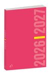 Quo Vadis - Agenda année scolaire - 2026-2027 - Eurotextagenda - Journalier - Multilingue - Welcome - Rose - 12 mois de août à juillet - 12x17 cm - Papier Clairefontaine blanc - Fabrication française