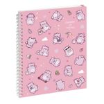 Cahier de textes à spirale Pembe - 17 x 22 cm - cute - Exacompta