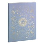 Agenda de bureau 16 mois Auréa - 1 semaine sur 1 page - 15 x 21 cm - Bleu - Exacompta