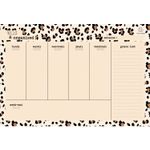 Hebdo Planner Roar 26,5 x 18 cm - Visuel clair - Exacompta