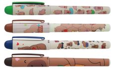 Plumink plastique INK Lazycapy 4 designs assortis