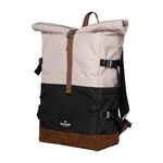 Sac à dos WALKER Roll Up Eco - 1 compartiment coloris popcorn & black