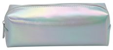 Trousse rectangulaire SCHOOL "Shine" coloris silver