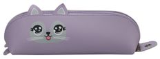 Trousse berlingot SCHOOL Animalious coloris mauve
