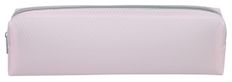Trousse rectangulaire SCHOOL Green Mesh pastel coloris rose
