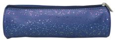 Trousse ronde SCHOOL Dots Glitter coloris bleu foncé