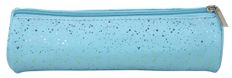 Trousse ronde SCHOOL Dots Glitter coloris bleu