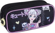 Trousse Manga girl - 2 compartiments - Oberthur