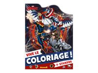 Vive le coloriage ! (Falcon, le Soldat de l'Hiver, Captain Marvel) - + Stickers - Marvel Avengers - livre de coloriage / d'activités