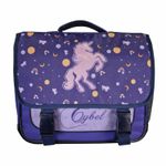 Cartable Cybel - 38 cm - 2 compartiments - Violet - Bagtrotter