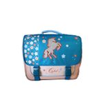 Cartable Cybel - 38 cm - 2 compartiments - Bleu - Bagtrotter