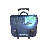 Cartable à roulettes Dragon - 38 cm - 2 compartiments - Marine - Bagtrotter