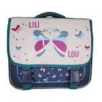Cartable Lililou - 38 cm - 2 compartiments - Beige - Bagtrotter