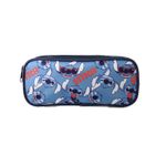 Trousse rectangulaire Stitch - 2 compartiments - Bleu - Bagtrotter