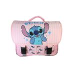 Cartable Stitch - 38 cm - 2 compartiments - Rose - Bagtrotter