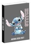 Agenda Stitch - 1 jour par page - 12x17 cm - Gris - Bagtrotter