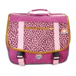 Cartable French Disorder - 38 cm - 2 compartiments - Rose - Kid'Abord