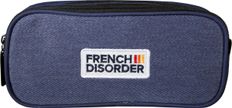 Trousse rectangulaire French Disorder - 2 compartiments - Marine - Kid'Abord