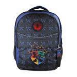 Sac à dos Harry Potter Hogwarts - 2 compartiments - Marine - Kid'Abord