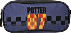 Trousse rectangulaire Harry Potter Quidditch - 2 compartiments - Marine - Kid'Abord