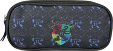 Trousse rectangulaire Harry Potter Hogwarts - 2 compartiments - Marine - Kid'Abord