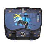 Cartable Kip Gaming - 38 cm - 2 compartiments - Marine - Kid'Abord
