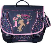 Cartable Stalla Bianca - 38 cm - 2 compartiments - Marine - Kid'Abord