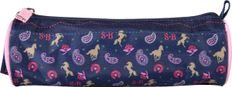 Trousse ronde Stalla Bianca - 1 compartiment - Marine - Kid'Abord