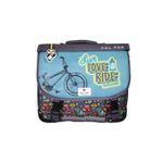 Cartable réversible 38 cm Rider - 2 compartiments - Vert - Pol Fox