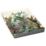 Agenda scolaire journalier 12 x 17 cm - couverture souple - motif tropical