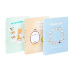 Classeur souple A4 2 anneaux dos de 2,5 cm MOLANG