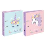 Classeur à levier pelliculé FLORAL UNICORN