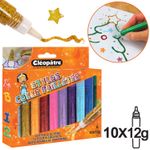 Cléopâtre - 10 Stylos de colle paillette - 12g