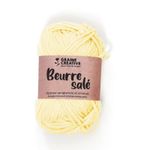 Graine Creative - Fil à tricoter en coton - 55 m - jaune pâle
