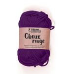 Graine Creative Amigurumi - Fil à tricoter en coton - 55 m - violet