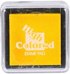 Graine Creative - Mini tampon encreur - 30 x 30 mm - jaune