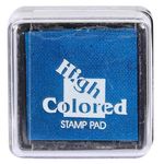 Graine Creative - Mini tampon encreur - 30 x 30 mm - bleu royal 