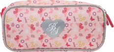 Trousse rectangulaire Bella Sara - 2 compartiments - Rose - Kid'Abord