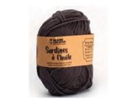 Graine Creative Amigurumi - Fil à tricoter en coton - 55 m - gris foncé