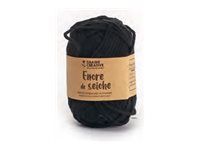 Graine Creative Amigurumi - Fil à tricoter en coton - 55 m - noir
